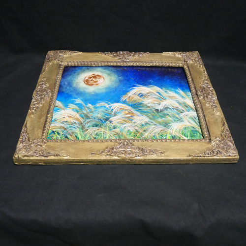 油絵 油彩 油彩画 絵 絵画 【十五夜】 絵画 HR 通販 14565721