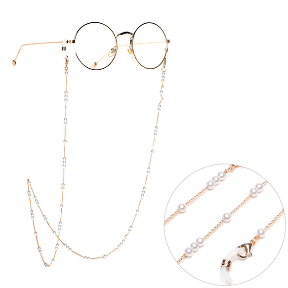 バロックパールグラスチェーンメガネチェーンネックレス 楽天市場】【ギフトケース付き】 ネックレスになる メガネ