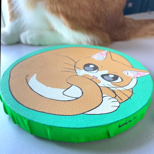 受注制作】まるまるねこ イラスト かルル 通販 14566246｜Creema(クリーマ)