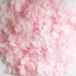 フラワーシャワー 約1000枚 結婚式 ウェディング 造花 花びら たっぷり イベント  3色の組み合わせ【桜ピンク】 3枚目の画像