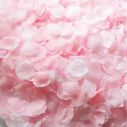 フラワーシャワー 約1000枚 結婚式 ウェディング 造花 花びら たっぷり イベント  3色の組み合わせ【桜ピンク】 4枚目の画像