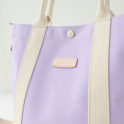 圓底收納容量大！ 2路規格手提包有19種顏色可供選擇#Lavender 第8張的照片