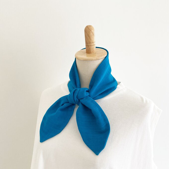 四季 ♪ 頭巾圍巾眼罩萬能項目日本製造優質棉質材料頸部涼爽圍巾 第5張的照片