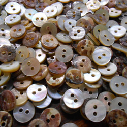 アコヤ貝のボタン　9mm　2穴　20個 8枚目の画像