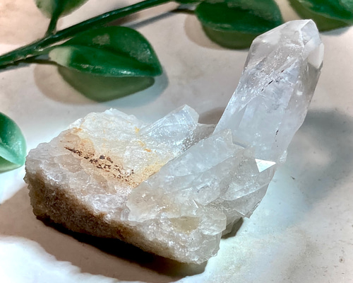 レインボー✨ヒマラヤ マニカラン産 水晶 ラフストーン 原石 天然石