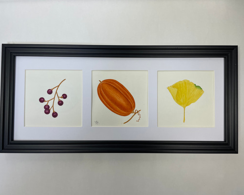 絵画】ボタニカルアート「こぶし」原画