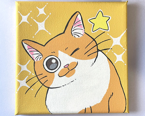 ハンドメイド オーダー受付ページ ♡窓辺のねこちゃん パネル