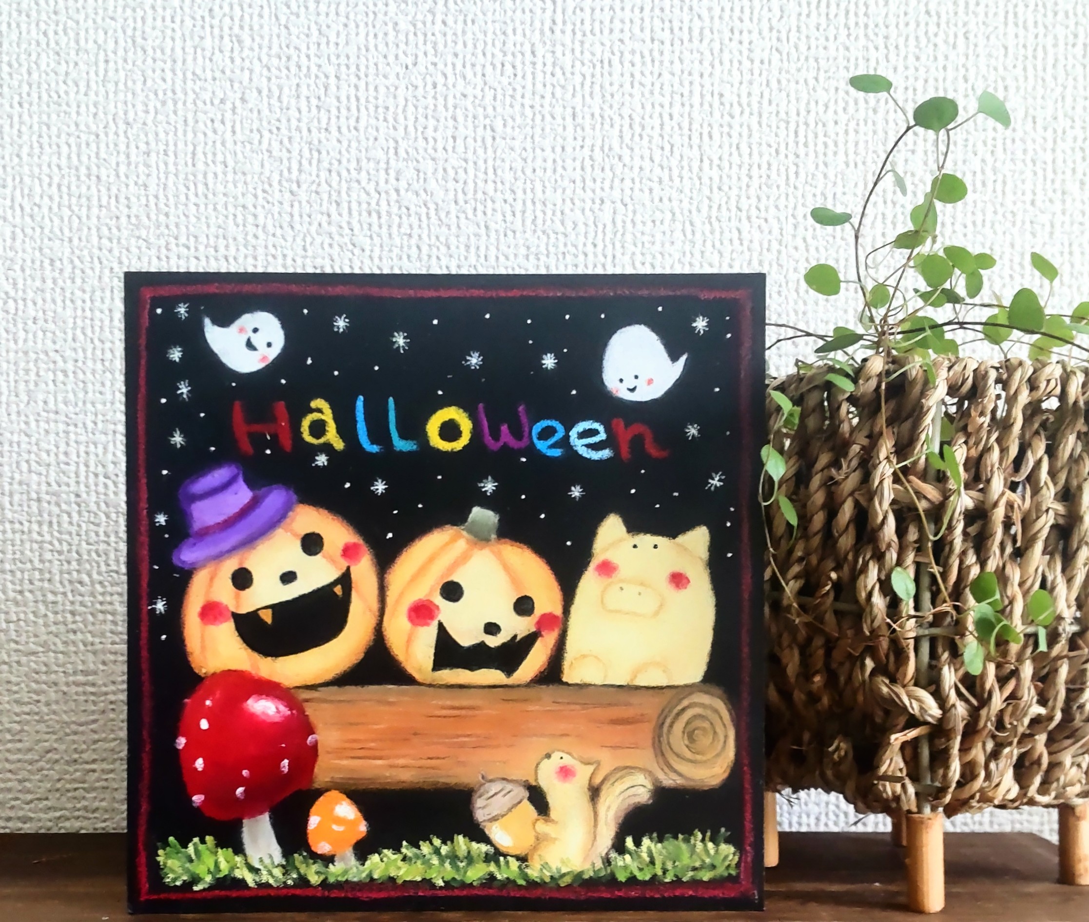 ハロウィーン！チョークアート【原画】