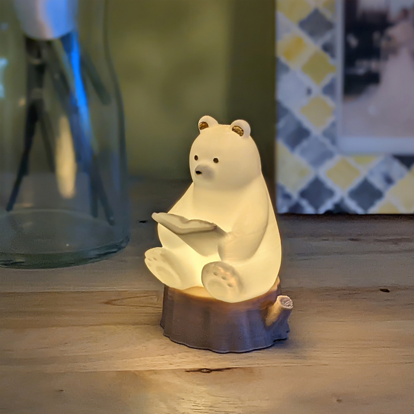 シロクマナイトライト BEAR NIGHT LAMP（授乳 ライト led 通販