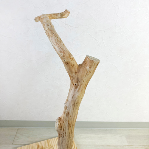 流木の止まり木】高さ約73cm！鳥 インコ 使いやすい2又の止まり木