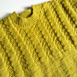 手編みのセーター2 メリノウール100% 7枚目の画像