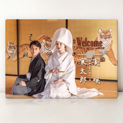 【JAPANESE STYLE】ウェルカムボード♡パネル印刷【条件付特別価格】受注後制作 8枚目の画像