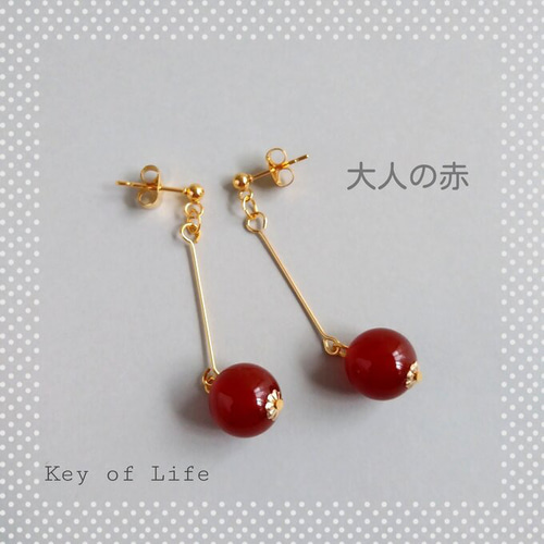 Key of Life▶︎成功と輝きの象徴【レッドメノウ】サージカル