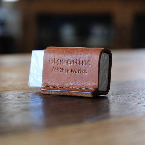 消しゴム レザーカバー（全6色） ペン・筆記用具 clementine 通販