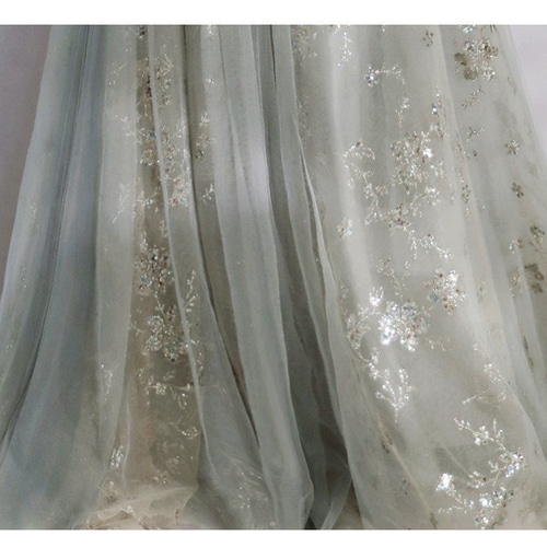 オフショルダー ダークグレービジュードレス ドレス ウララ--1000着  