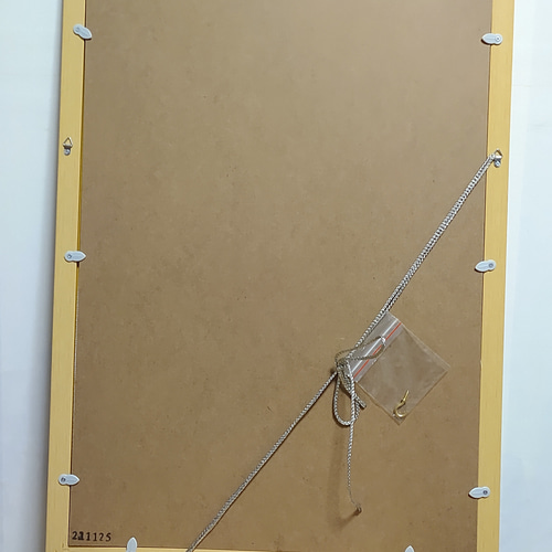 クロスステッチ完成品 ベアと遊ぶドール 額装済み その他