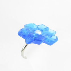 蒼く憂うクォーツの華は、とっても今お腹が空いています。♪(創作リング)SR828 3枚目の画像