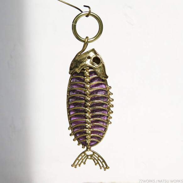 スティヒタイト フィッシュ チャーム / Stichtite Fish charms 5枚目の画像