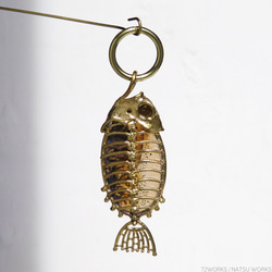 デンドリティックアゲート フィッシュ チャーム / Dendritic Agate Fish charms 5枚目の画像