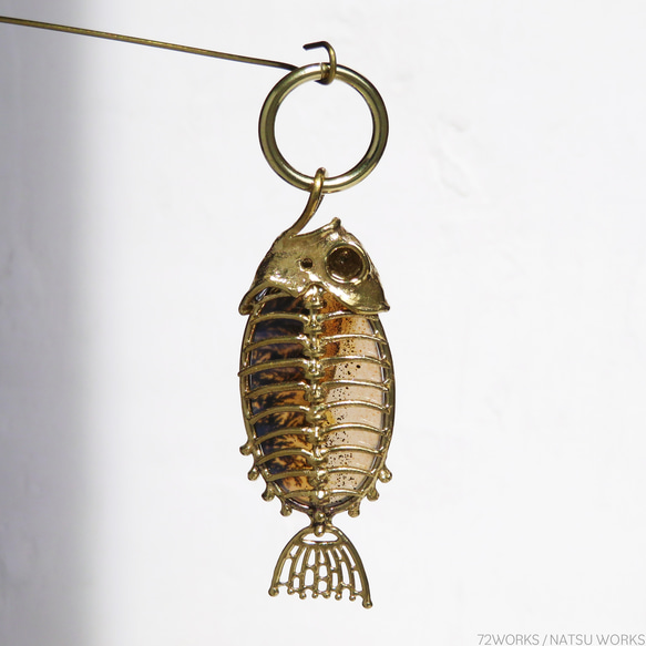 デンドリティックアゲート フィッシュ チャーム / Dendritic Agate Fish charms 5枚目の画像