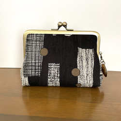 親子がま口財布 ミナペルホネン タンバリン ブルー がま口 makopan