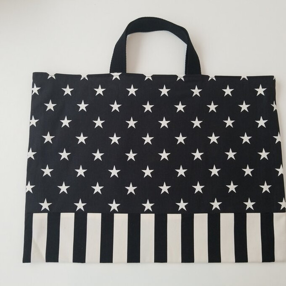 ゆめかわ　星柄　ストライプ　オーダーページ　レッスンバック　入園入学 ゆめかわ星柄ストライプオーダーページレッスンバック入園入学