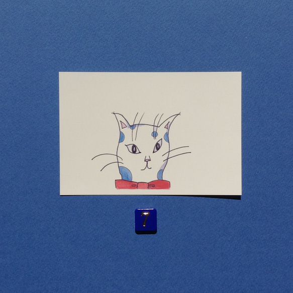 『 水玉ねこちゃん 』のポストカード 8枚目の画像