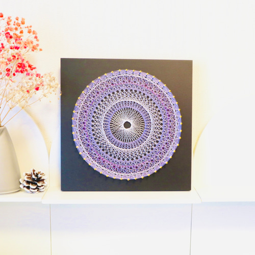 糸掛け曼荼羅アート】〜見る度に心が癒される糸掛けアート