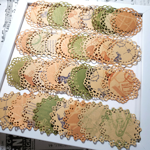 アルバムクラフト ☆リース・コラージュ素材 セット