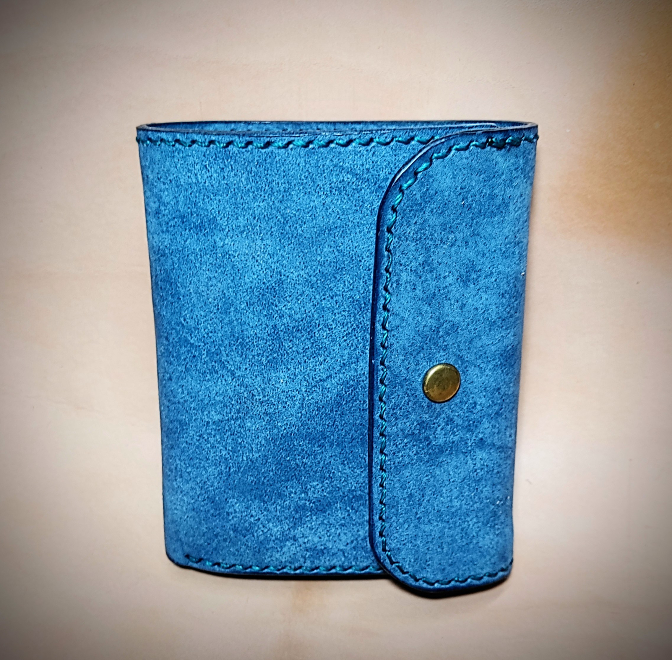 Integral 二つ折り財布 プエブロレザー　ネロ Integral 二つ折り財布 プエブロレザー