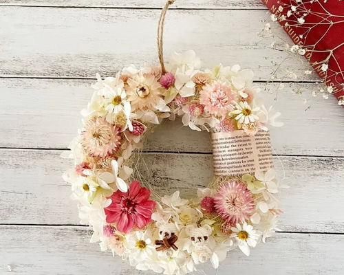 未使用❤ミニリース　20個　花輪　DIY 飾り　デコレーション 未使用❤ミニリース 20個 花輪 DIY 飾り デコレーション 未使用❤ミニ