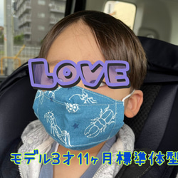 子ども大臣・舟形マスク☆かわいいハムスター☆水色・クリーム・ピンク①2、3才②3才～低学年③小学生3、4年生 8枚目の画像