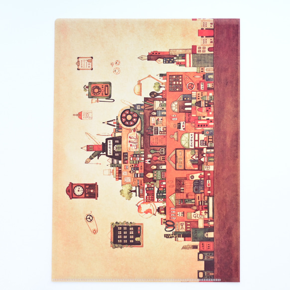 クリアファイルA4サイズ「文房具の王国」 5枚目の画像