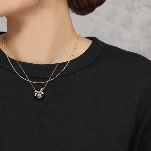 [OAK + FORT] 14Kゴールド＆シルバー・チェーンネックレス OAK＋FORT】毎日の装いに！チェーンネックレス GOLD☆SILVER