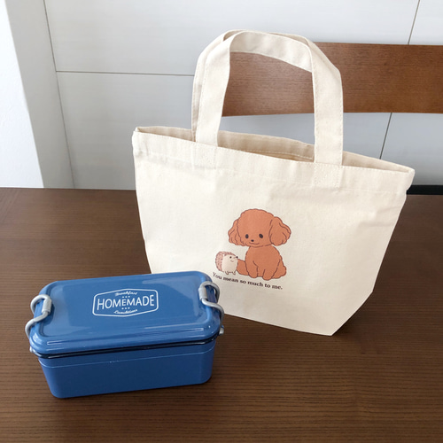 トイプードルとはりねずみミニトートバック トートバッグ Hanami 通販