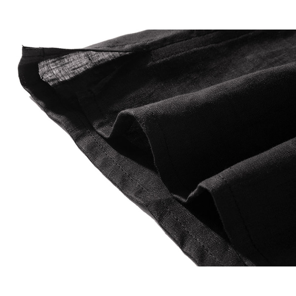 七分袖シャツ　七分袖ジャケット　小柄さんシンプルジャケット　ブラック S,M＃L077　 9枚目の画像
