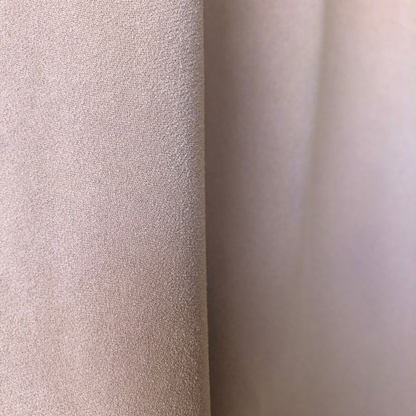ピンクベージュのジャンパースカート(サロペットスカート)【フォーマル/くすみピンク/肩パールボタン】 15枚目の画像
