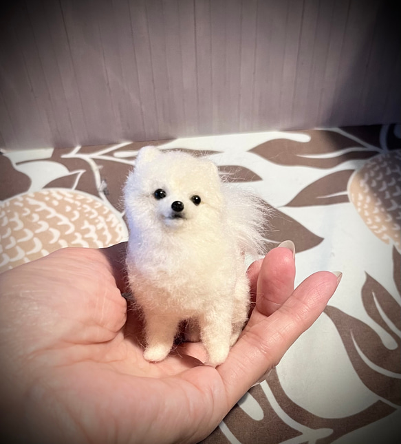 Needle felting miniature Dog#45】羊毛フェルトで作る