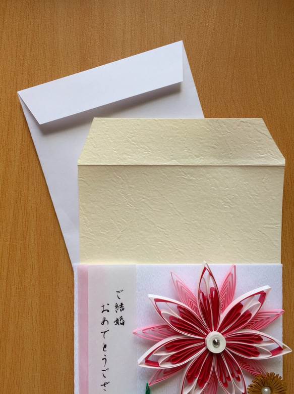 hanahanaご祝儀袋☆桃色 4枚目の画像