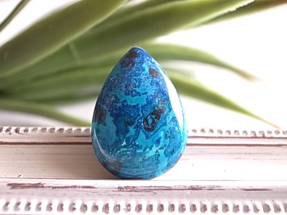 クリソコラ アリゾナ州産 ルース 天然石 天然石 宙とクリスタル 通販