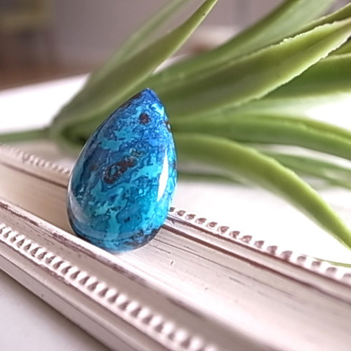 クリソコラ アリゾナ州産 ルース 天然石 天然石 宙とクリスタル 通販