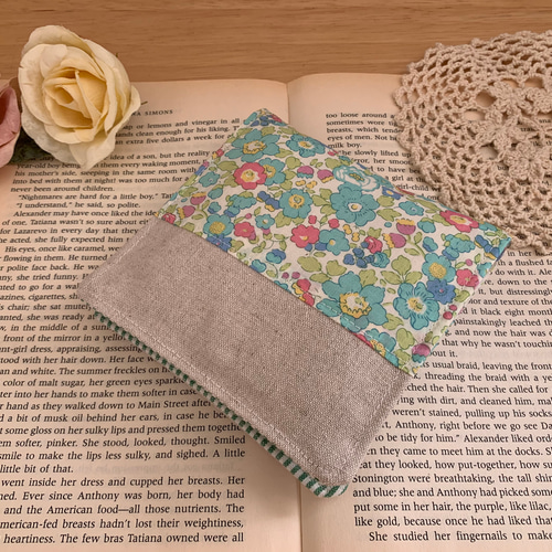 リバティ*サニタリーケース【Betsy/ベッツィ】グリーン＊サニタリー  