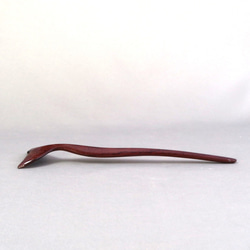 木簪 鯨のかんざし 木製 CC/チンチャン  防水 5枚目の画像