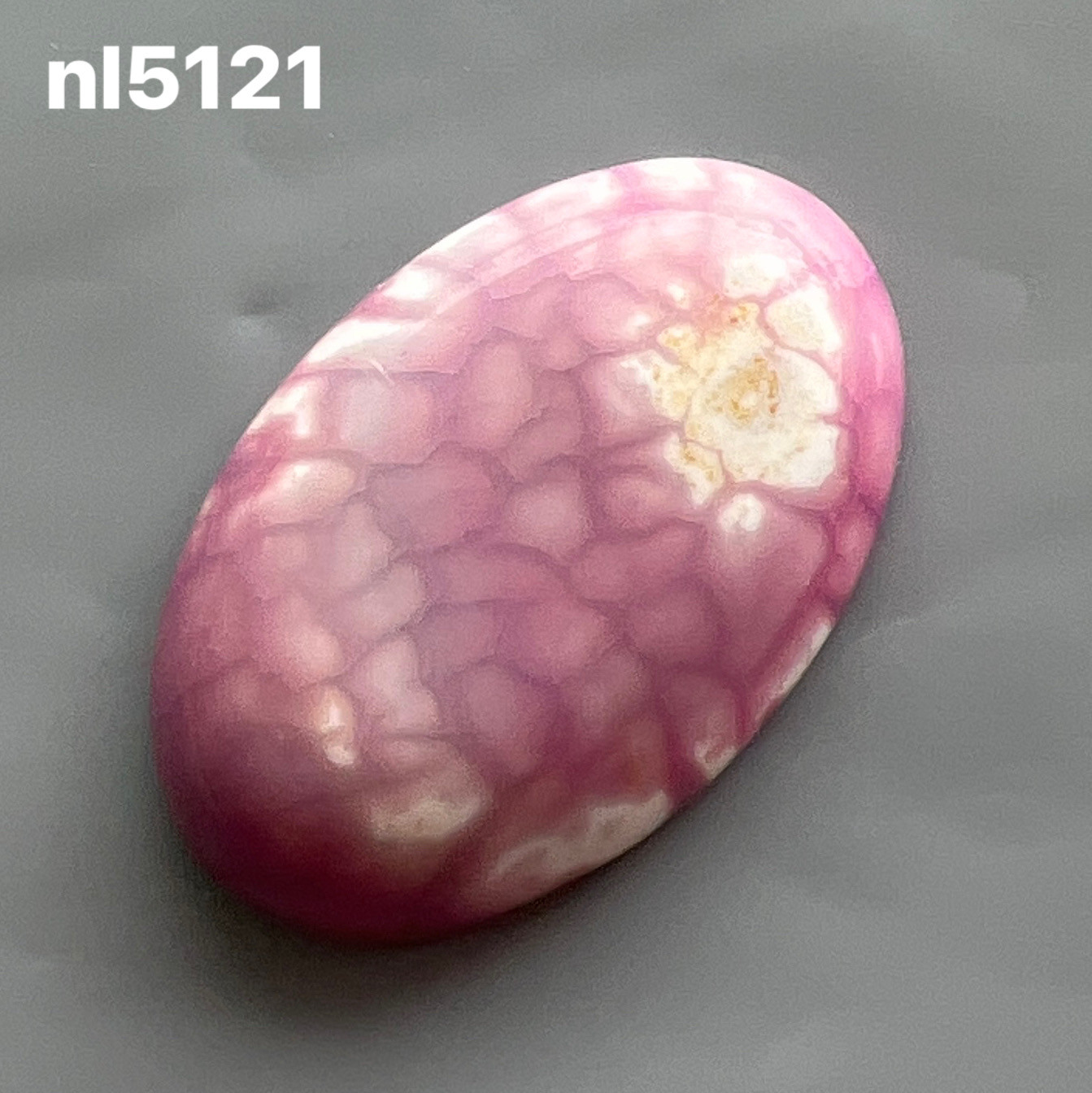 ドラゴンアゲート 染め ルース ピンク nl5121 天然石 pinky 通販 