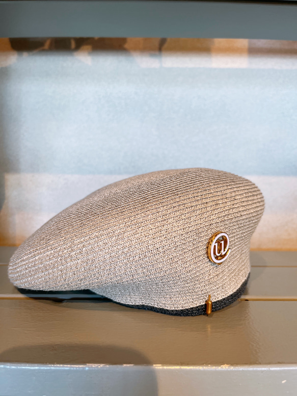 ペーパーブレード　ベレー帽(GRY×NVY)  BKP00-00 3枚目の画像