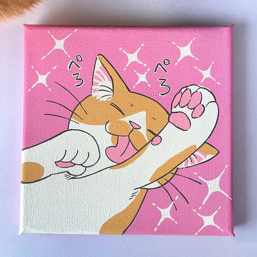 受注制作】ぺろぺろするねこちゃん イラスト かルル 通販 14575911