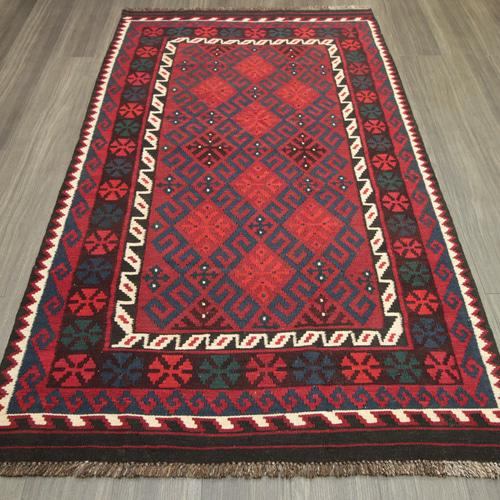 ヴィンテージ キリム 大判 手織り 値下げ】キリム 手織りトルクメン産