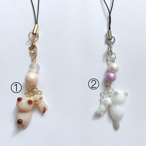 売れましたおじさん猫ストラップレジン