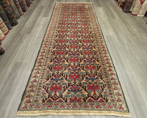 アンティーク トルクメン絨毯 アフガニスタン トライバルラグ 手織り