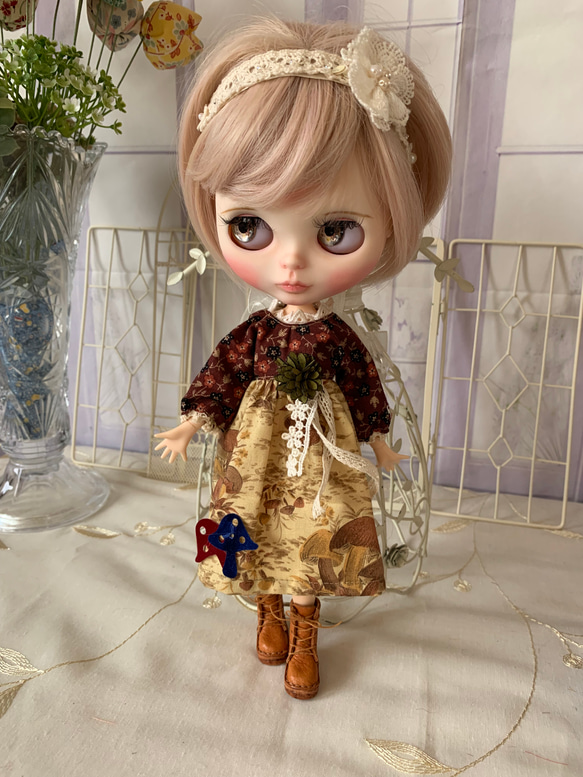 ブライスアウトフィット キノコワンピース その他人形 瑞恋 通販